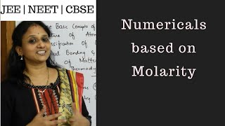 Molarity | 2 - Numerical based  grade XI CHEMISTRY| JEE/CBSE|NEET| Tricks| 14 | VANIMAAMWOC