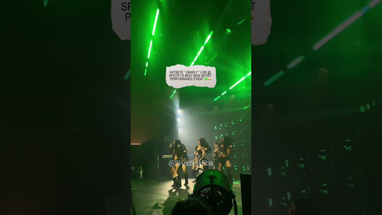 KATSEYE “Gnarly“ Dance | Live @ The Grammys & Spotify’s Best New Artist Performance Event 💚✨ pt. 4