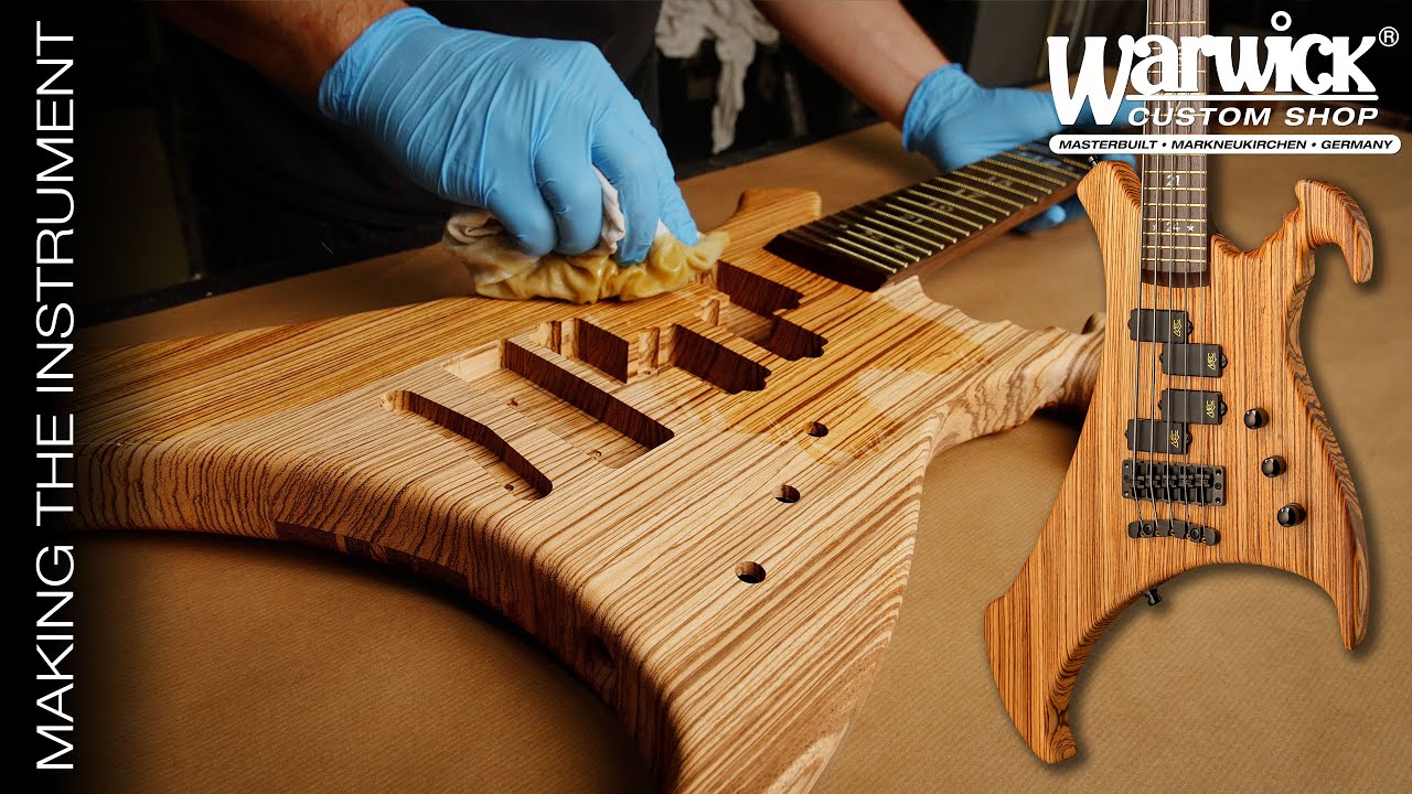 Making Of | Warwick Buzzard | Custom Shop #25-4453 | Natural Oil Finish | 