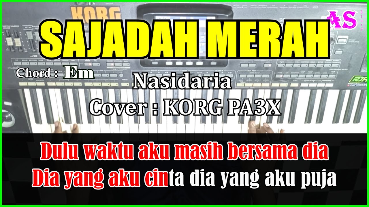 SAJADAH MERAH - Nasidaria | Karaoke Qasidah ( Cover ) Korg Pa3X