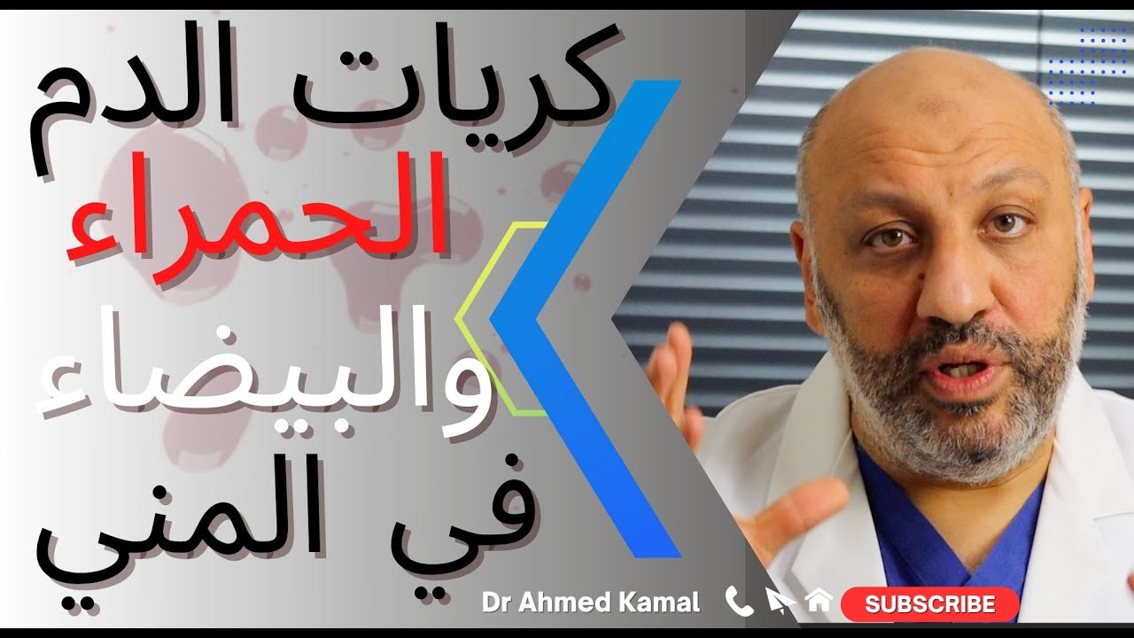 كريات الدم الحمراء والبيضاء في السائل المنوي