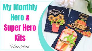 Hero Arts My Monthly Hero & Super Hero Kits | October 2026