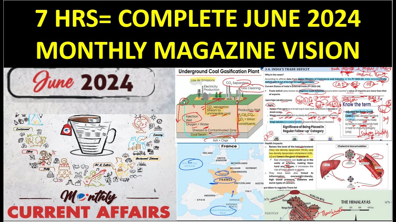 Vision IAS COMPLETE JUNE 2024 CURRENT AFFAIRS MAGAZINE | #upsc2025 # ...