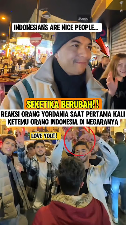 Knowing from Indonesia, this is how Jordanian Arab citizens reacted🥰 #reaction #arab #indonesia #...