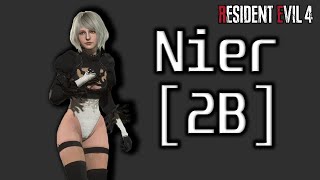 Resident Evil 4 Remake Ashley as 2B (Nier Automata) Mod - Biohazard 4 [1080p]
