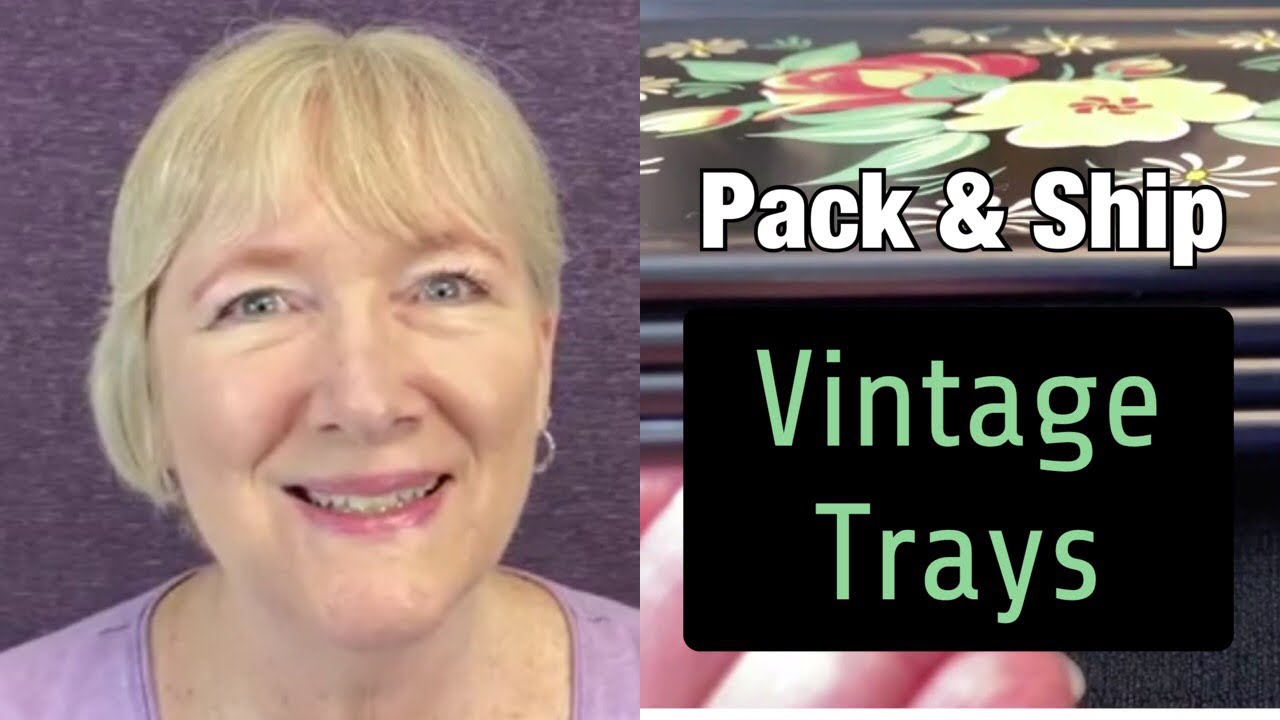 SOLD PACK SHIP Vintage TV Trays | Beginner ebay Reseller Tips