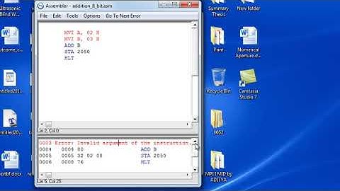 8085 Simulator IDE by Prof. Ramesh S. Gaonkar
