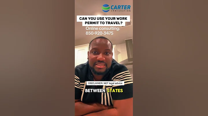 Can You Use Your Work Permit To Travel?
