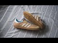 Wales bonner x adidas samba nylon desert white review  onfeet