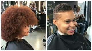 Big Chop Transformations | Cut By Step The Barber | Afro Haircut