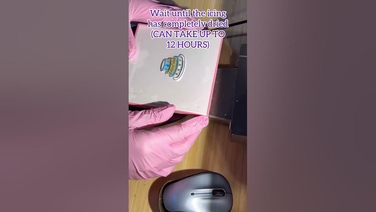 Printing royal icing transfers with Primera Eddie printer & the manual