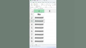 Cara Mengatasi Angka yang berubah jadi pagar ### di excel #solusiexcel