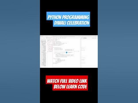 Python program Diwali Celebration Star in sky - YouTube