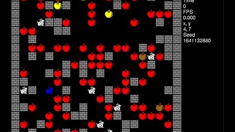Top Down 2D Discrete Tile Based Game with C++ SDL and Boost R-Tree for Reinforcement Learning