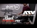 Pearl mimic pro  atv artist cymbals  drumtec electronic drums