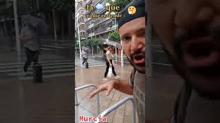 La "curiosa" lluvia de Murcia #shorts