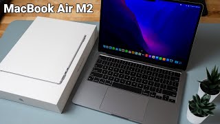 NEW MacBook Air M2 Unboxing! (Space Gray)