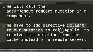 SpaceX complete project Apollo GraphQL NodeJS part 22 update local data with client resolvers