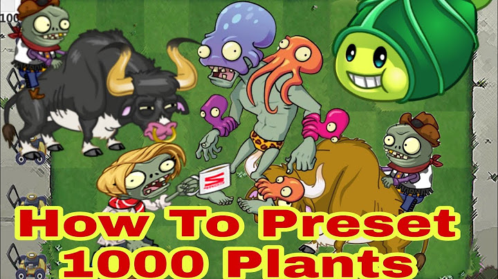Planrs vs zombie hướng dẫn trồng đè cây lên nhau