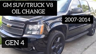 2011 Chevrolet Suburban 5.3L Oil Change Procedure and Tips Easy 15 Minute Job