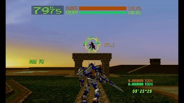 Cyber Troopers Virtual-On Oratorio Tangram playthrough as Temjin (Xbox 360 version)