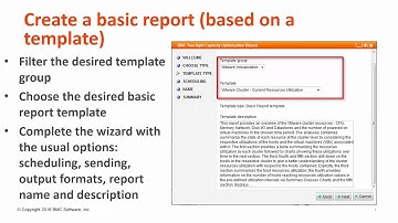 Basic Report based on Template | TrueSight Capacity Optimization