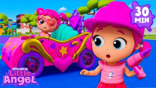 Jill DECKS OUT Her New Car! | Little Angel Compilation | Home Learning for Kids 🖍️