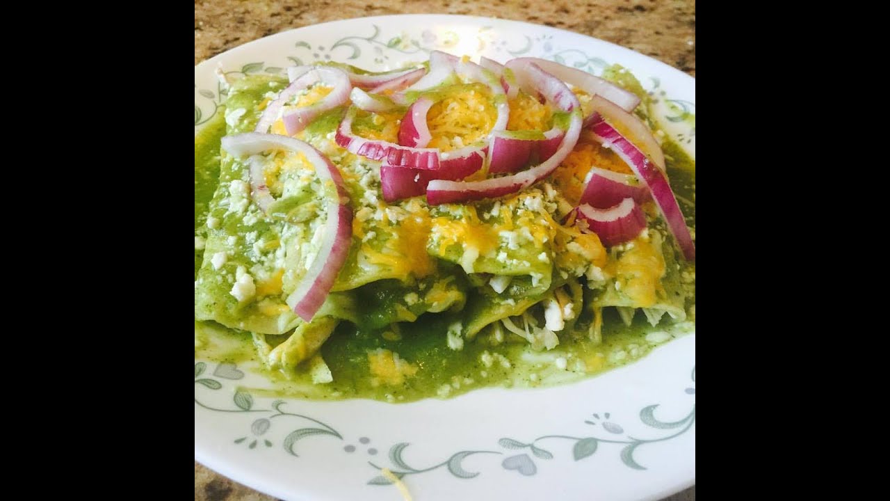 Enchiladas Suizas verdes (Green Enchiladas ) YouTube