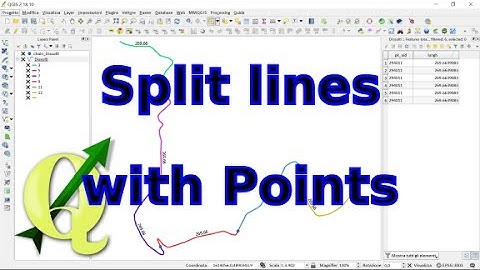 QGIS: split lines with points
