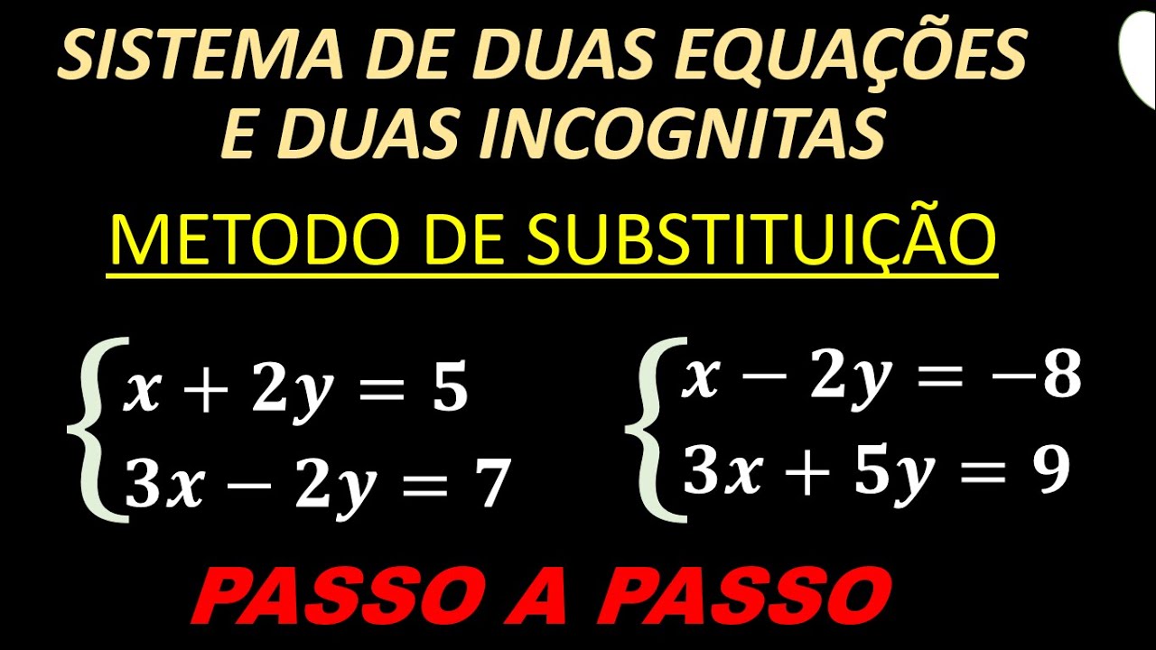 Sistema de equação, Sistema de equação