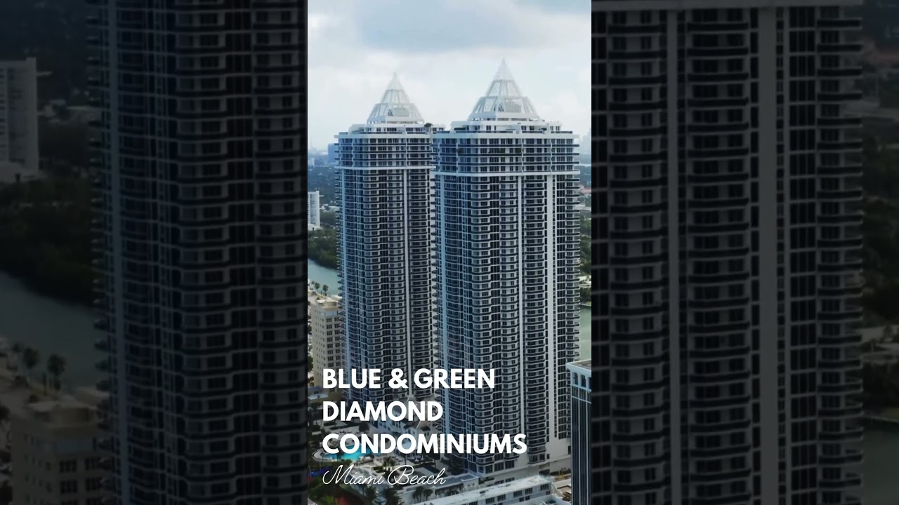 Luxury Living at Green & Blue Diamond Miami Beach Condos 🌴✨