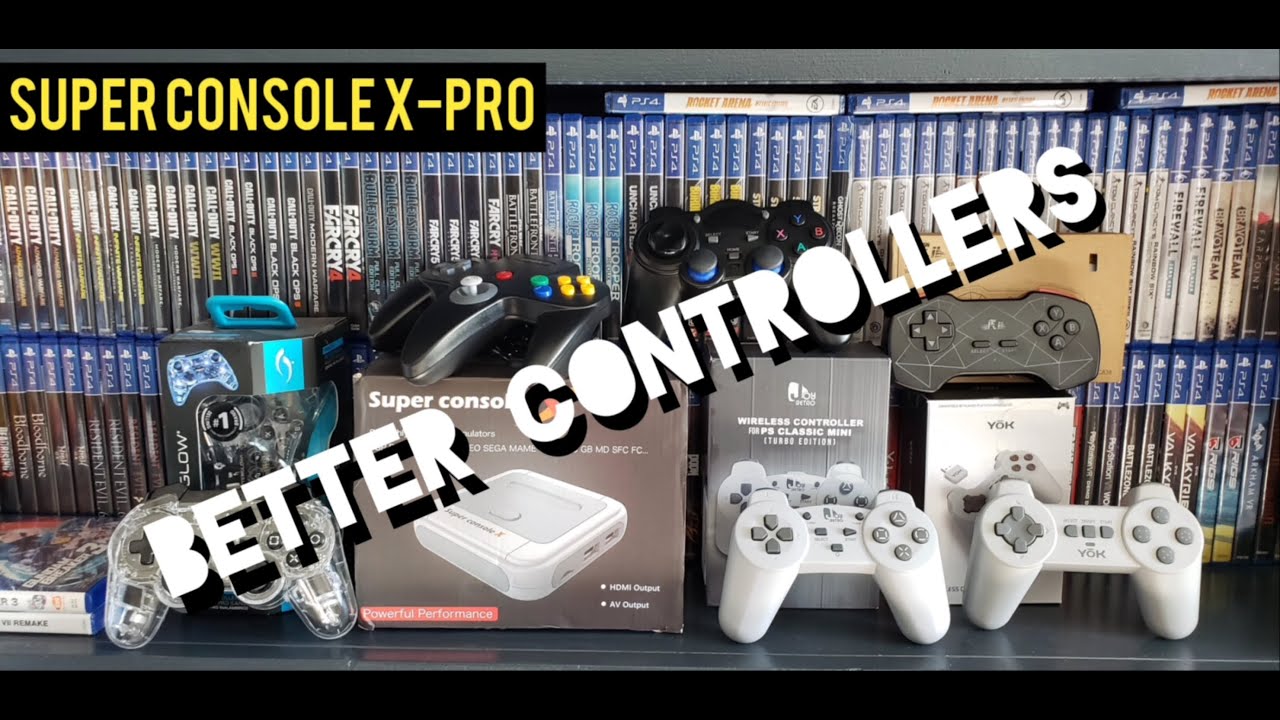 SUPER CONSOLE X PRO BETTER CONTROLLERS YouTube
