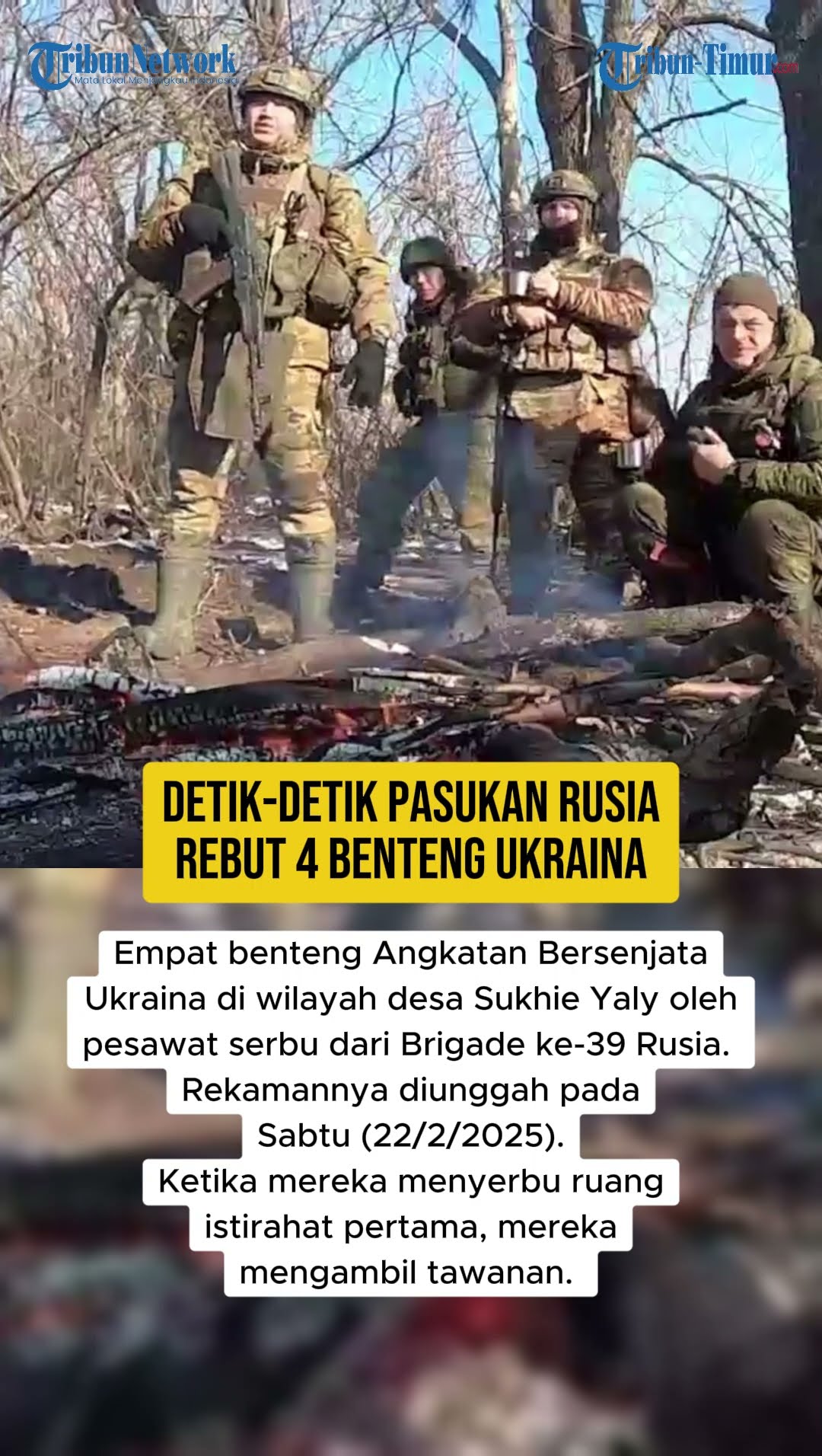 DETIK-DETIK PASUKAN RUSIA REBUT 4 BENTENG UKRAINA