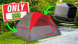 Surviving Heat Wave Camping in a CHEAP Tent with EcoFlow A/C