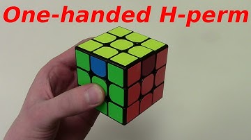 [H-perm] One-handed PLL fingertricks & tutorial