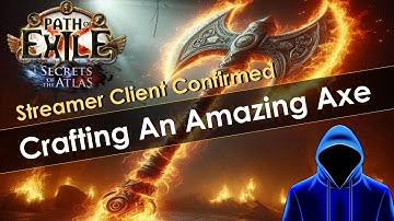 Crafting An 80 Divine Axe in Path of Exile