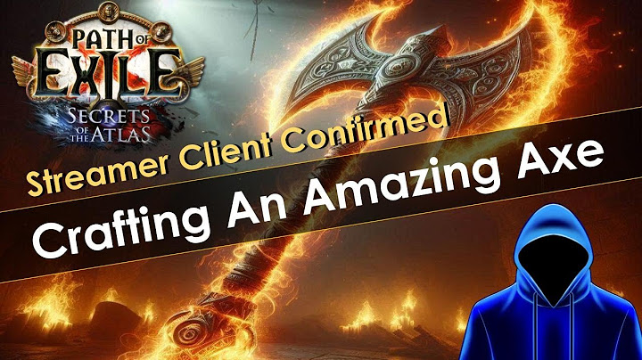 Crafting An 80 Divine Axe in Path of Exile