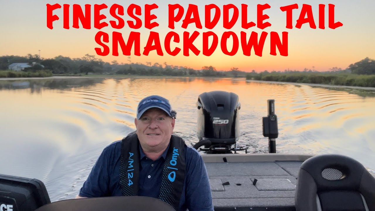 Finesse Paddle Tail Lure Bass Fishing