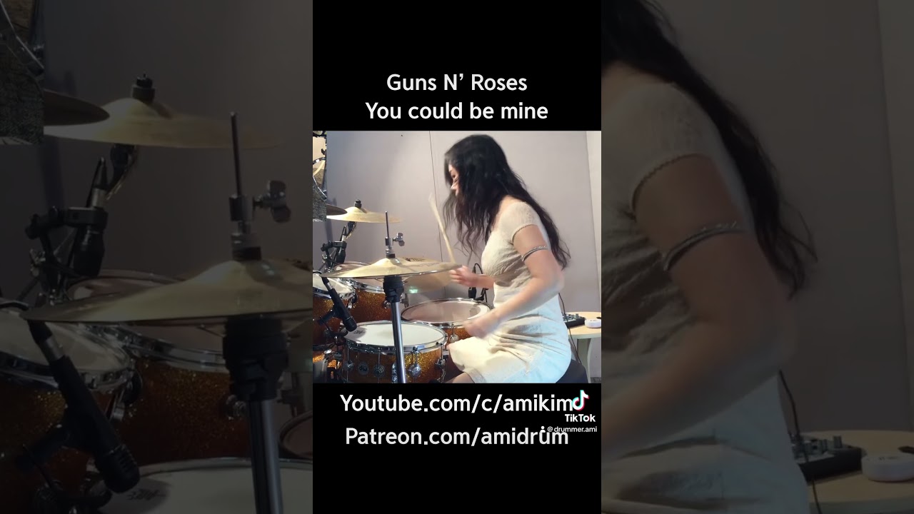 Guns N’ Roses - you could be mine drum cover #amikim