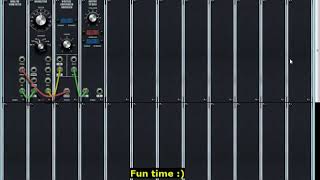 XSRDO Analogy Modular Synthesizer Demo 1