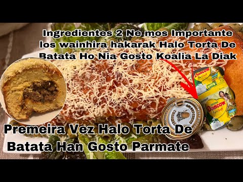 TORTA DE BATATA ENSE NAN KARAU - Ingredientes Kompleito | Reseita Torta Kaleng 2  | Gostto 100%
