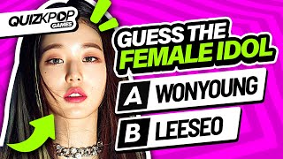 GUESS THE NAME OF THE KPOP IDOL (GIRLS EDITION) | QUIZ KPOP GAMES 2023 | KPOP QUIZ TRIVIA