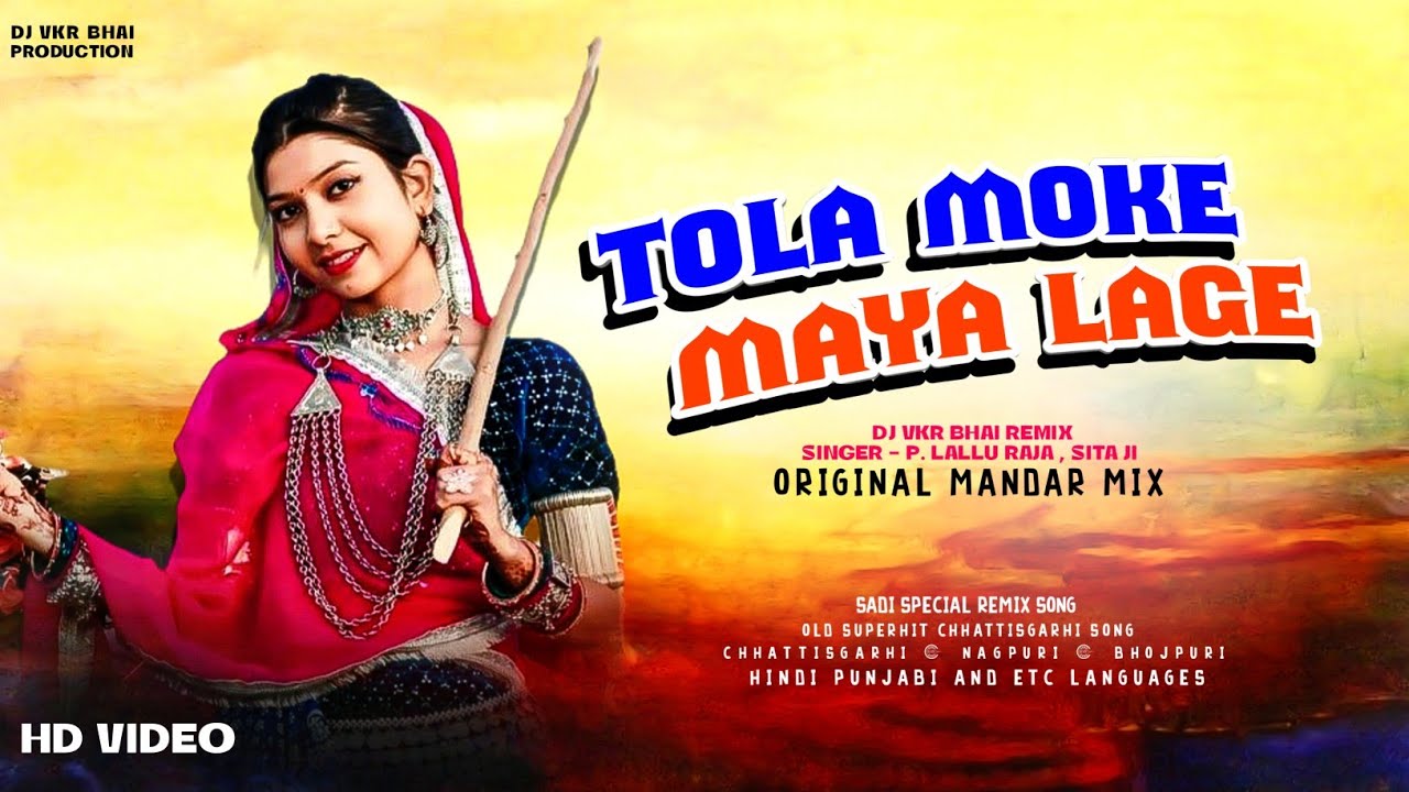 Tola Moke Maya Lage | तोला मोके माया लागे | Lallu Raja , Sita | dj vkr bhai 2.0 | 2025 cg dj song