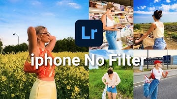 iPhone No Filter Lightroom Preset | How to edit like iphone camera no filter? Tutorial + FREE DNG