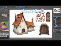 Krita tutorial: How to use the warp and cage transform for concept art