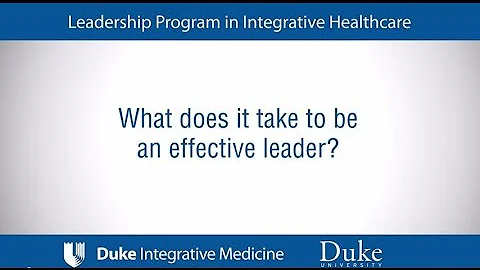 What does it take to be an effective leader? Micha...