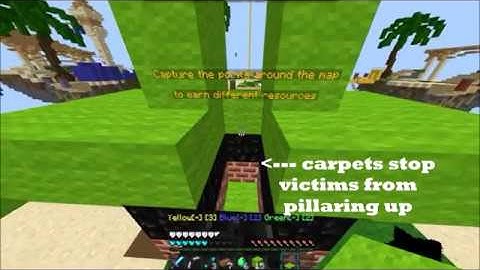 Block trapping in Mineplex Cakewars