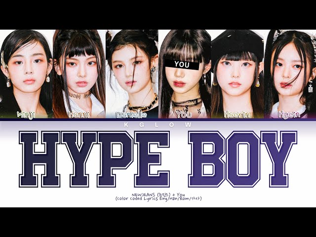 [Karaoke] NewJeans (뉴진스)HYPE BOY (Color Coded Eng/Han/Rom/가사) (6 Members) class=