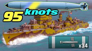 FASTEST TORPEDOES - DODGE THIS....World of Warships