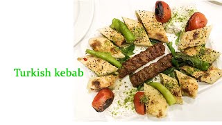 Turkish kebab yammy test looks awesome